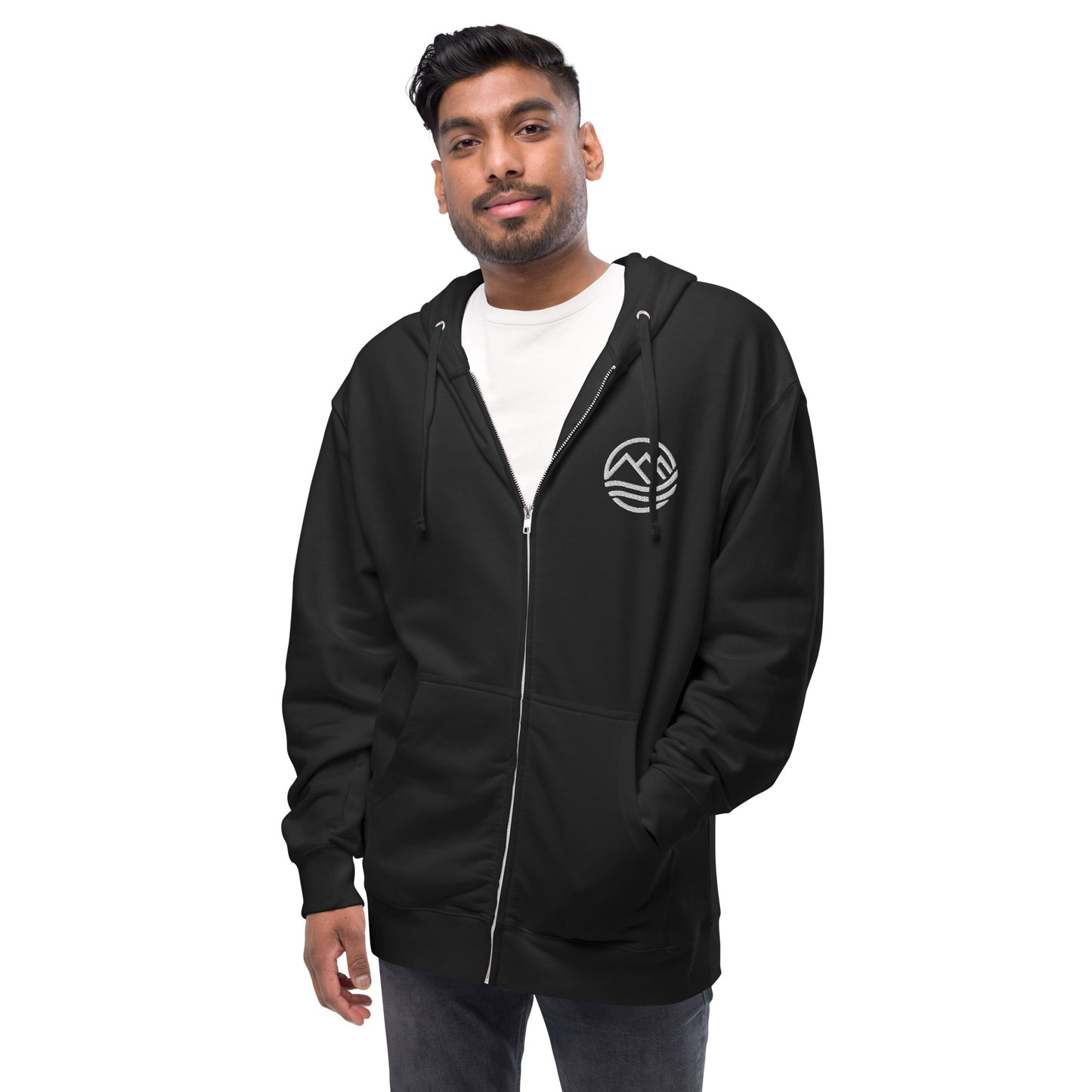 Unisex Fleece Zip Hoodie