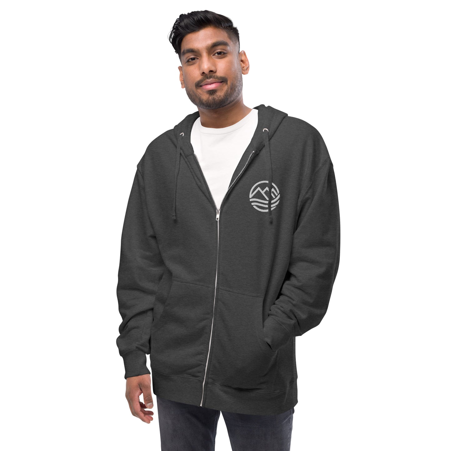 Unisex Fleece Zip Hoodie